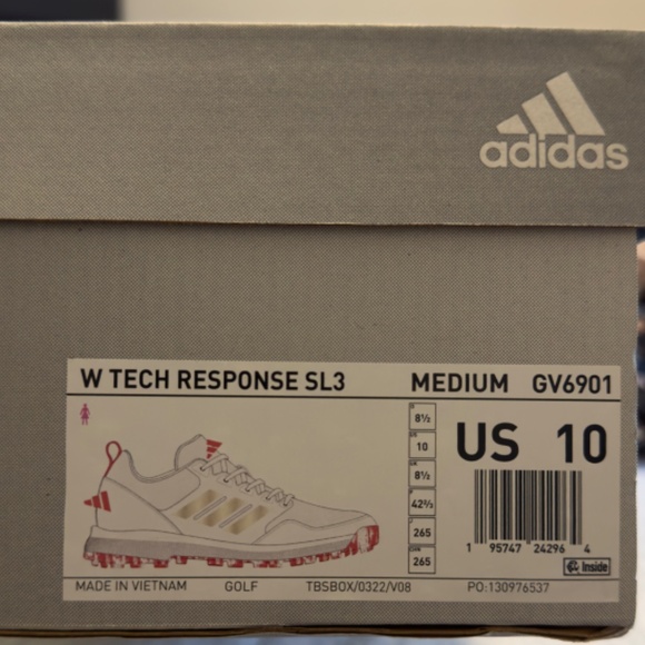 adidas Women's Tech Response SL 3 Golf Shoes - New - W10 - Picture 7 of 7